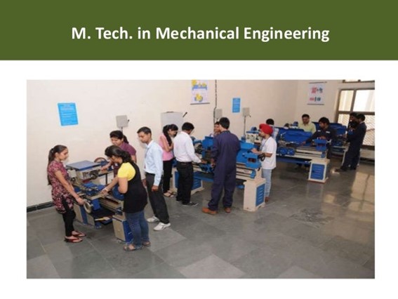 M Tech in Mechanical Engineering