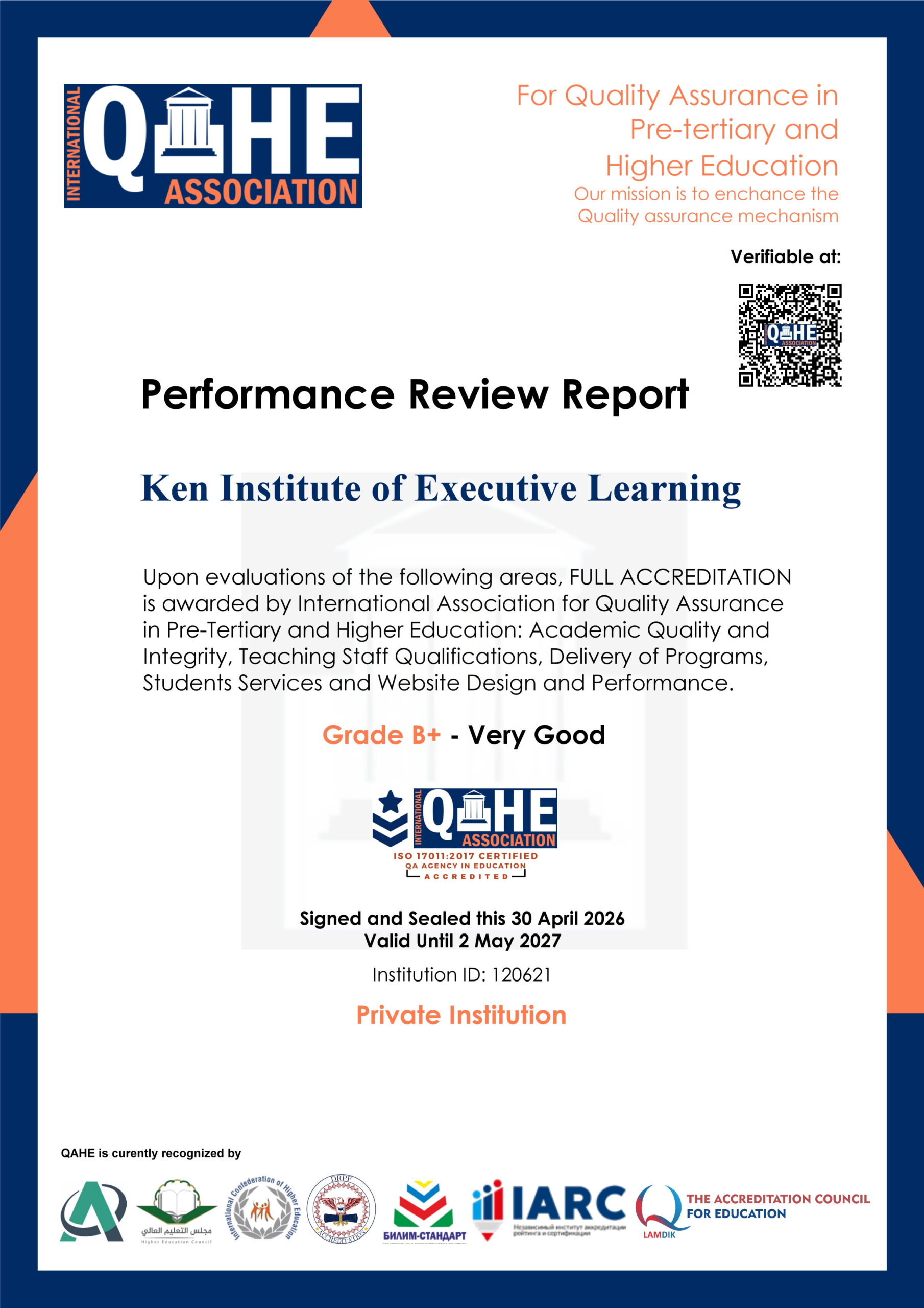 Performance Review Report 2026-2027