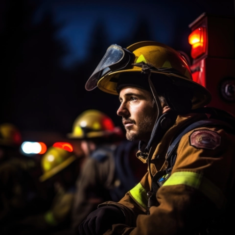 medium-shot-firefighter-trying-put-out-wildfire