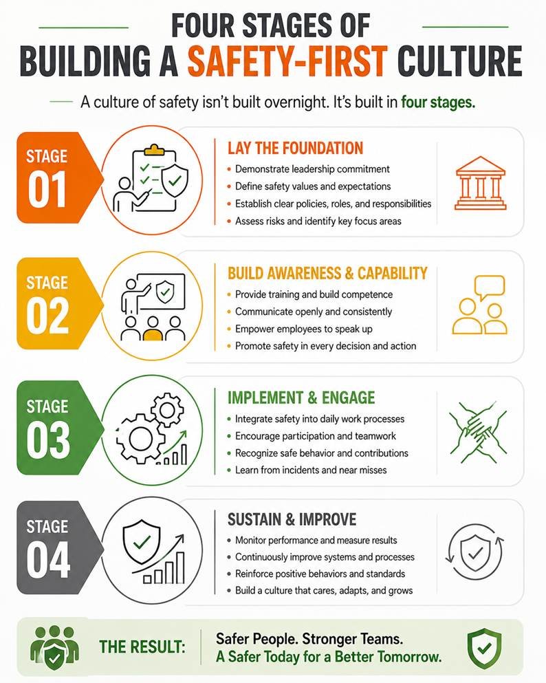 4 Stages of Building a Safety Culture